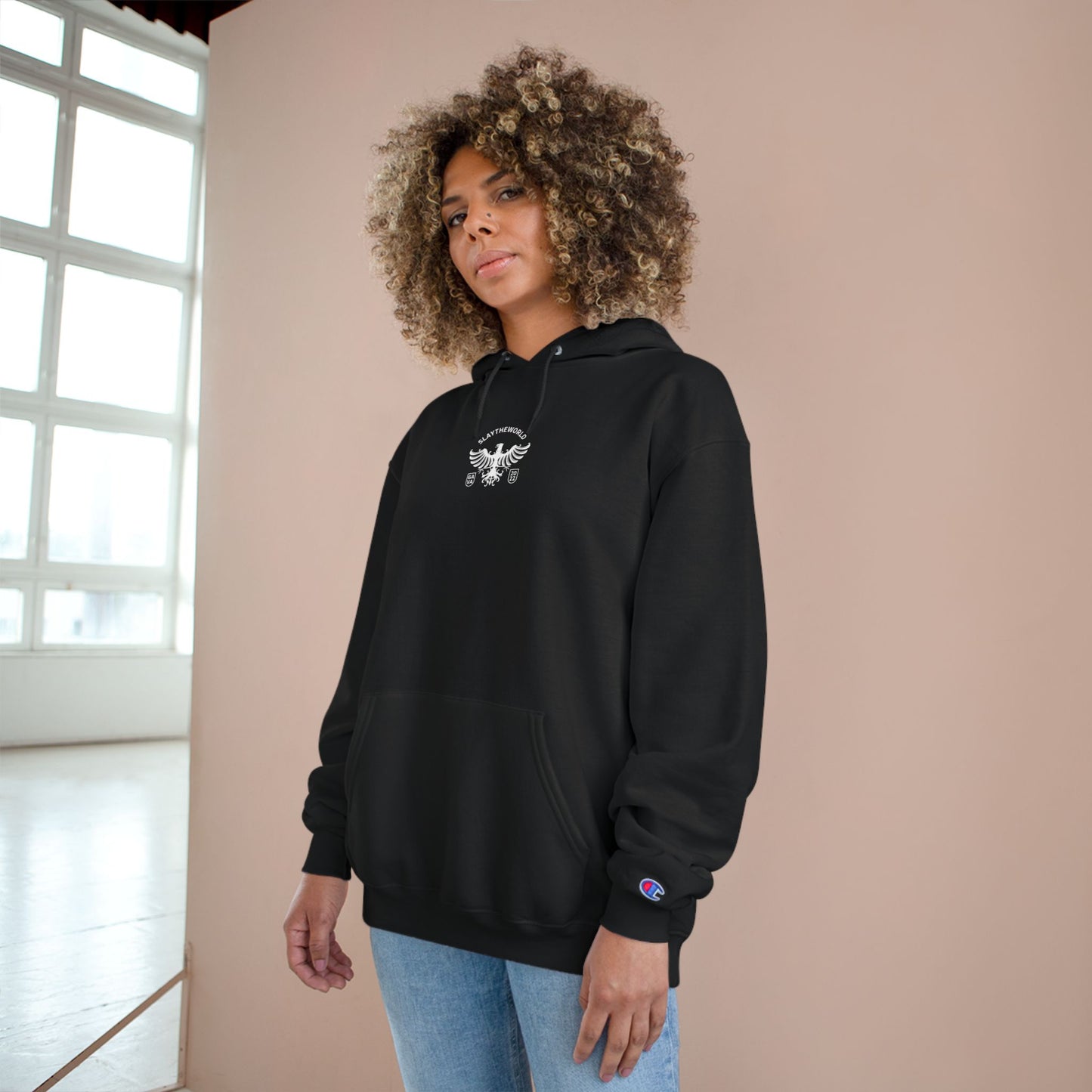 SLAYTHEWORLD HOODIE (CHAMPION)